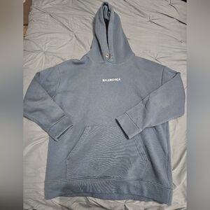 Balenciaga Slate Gray Hoodie - XL